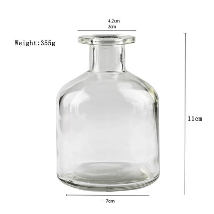 Transparent Glass Decorative Vase - wnkrs