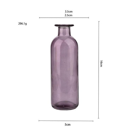 Transparent Glass Decorative Vase - wnkrs