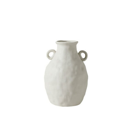 Multi-Shaped Ceramic Vase in White - wnkrs