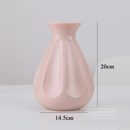 Plastic Flower Vase for Home Decor - wnkrs