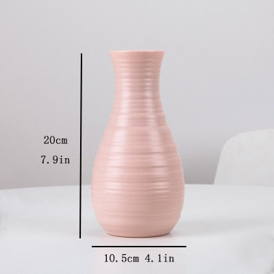 Plastic Flower Vase for Home Decor - wnkrs