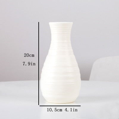 Plastic Flower Vase for Home Decor - wnkrs