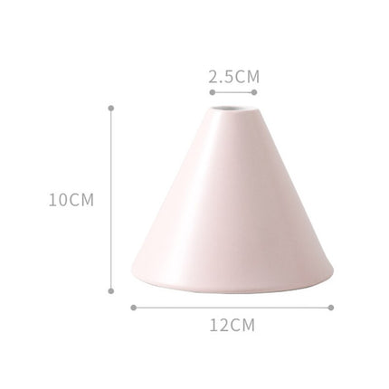 Modern Style Geometric Ceramic Flower Vase - wnkrs