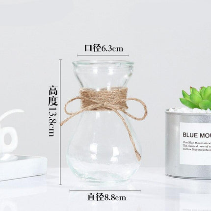 Creative Nordic Glass Bottle Vase - wnkrs