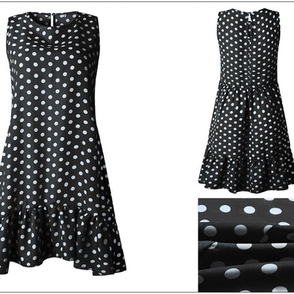 Women's Polka Dot Chiffon Dress - wnkrs