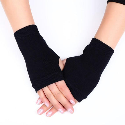 Women's Solid Color Fingerless Gloves - Wnkrs