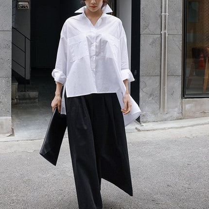 Women's Pigeon Asymmetric Shirt - Wnkrs