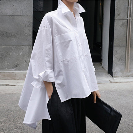 Women's Pigeon Asymmetric Shirt - Wnkrs