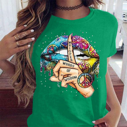 Women's T-Shirt with Wisdom Print - Wnkrs