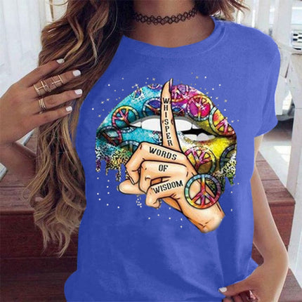 Women's T-Shirt with Wisdom Print - Wnkrs