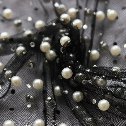 Women's Pearl Embellished Crop Top - Elegant and Trendy Fashion Piece - Wnkrs