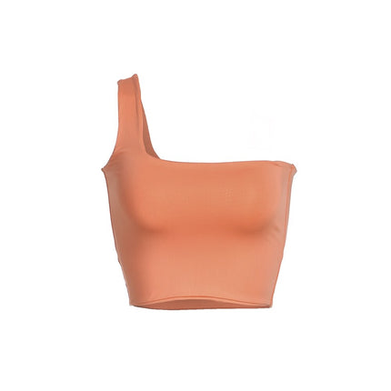 Women's Sexy One Shoulder Tank Tops - Wnkrs