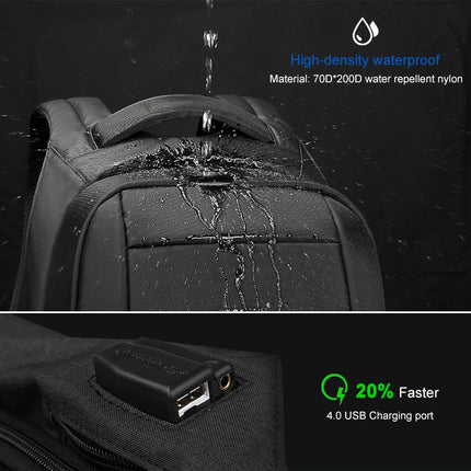 Water Repellent USB Backpack - Wnkrs