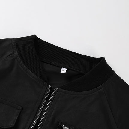Cropped Bomber Jacket for Women - Wnkrs