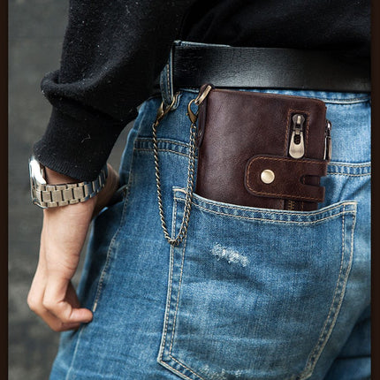 Men's Personalized Leather Wallet - Wnkrs