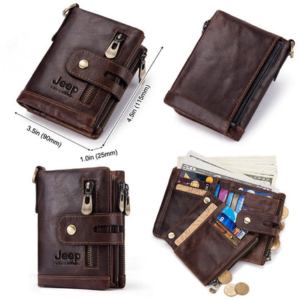 Men's Personalized Leather Wallet - Wnkrs