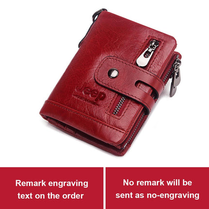 Men's Personalized Leather Wallet - Wnkrs