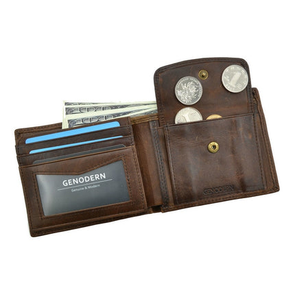 Minimalistic Leather Wallet for Men - Wnkrs