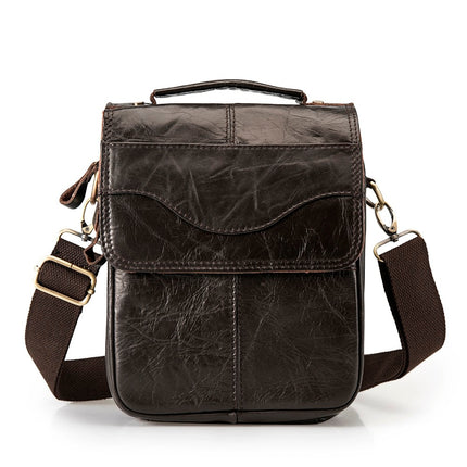 Casual Leather Messenger Bag for Men - Wnkrs