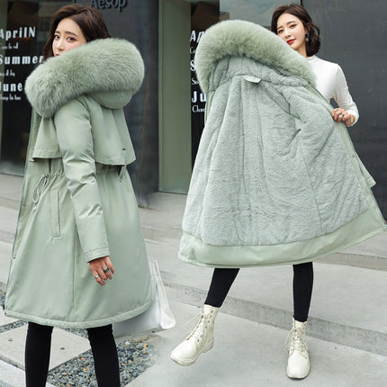 Women's Warm Cotton Lined Winter Coat - Wnkrs
