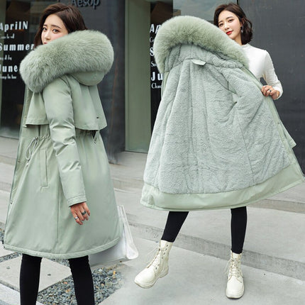 Women's Warm Cotton Lined Winter Coat - Wnkrs