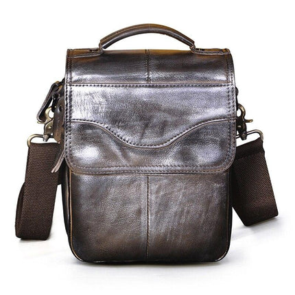 Casual Leather Messenger Bag for Men - Wnkrs