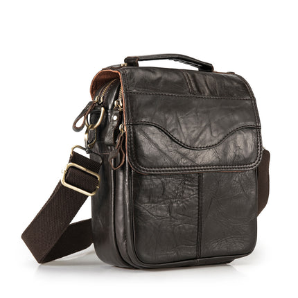 Casual Leather Messenger Bag for Men - Wnkrs