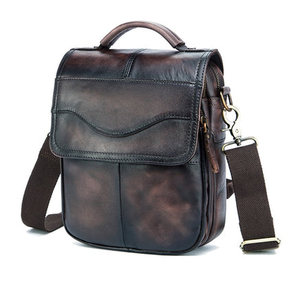 Casual Leather Messenger Bag for Men - Wnkrs