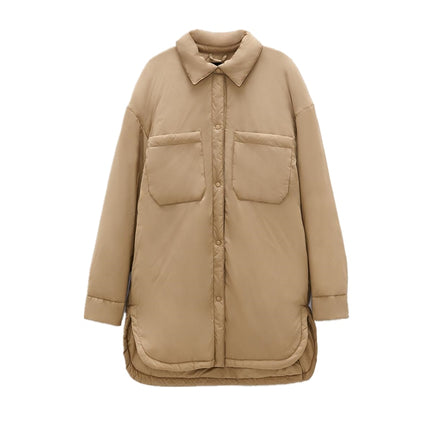 Women's Casual Cotton Single Breasted Coat - Wnkrs