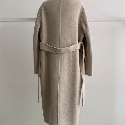 Wool Double Breasted Casual Coat - Wnkrs