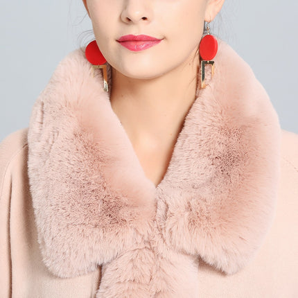 Women's Eco-Fur Trim Cape Coat - Wnkrs