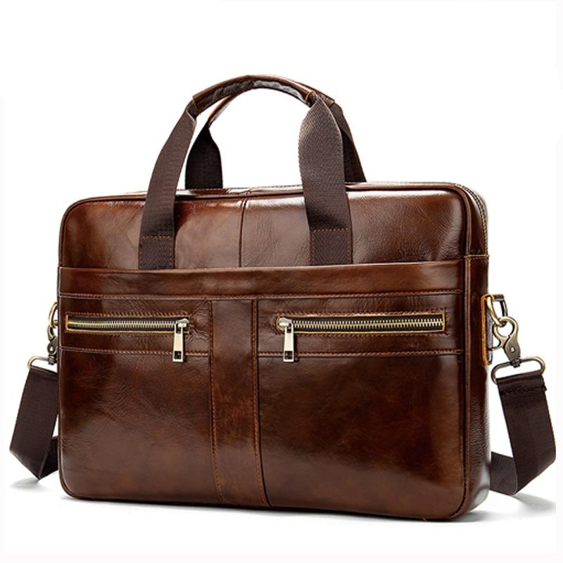 Men's Genuine Leather Briefcase