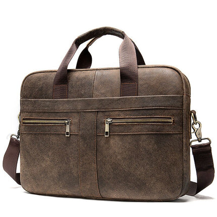 Men's Genuine Leather Briefcase - Wnkrs