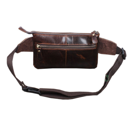 Vintage Cowhide Waist Bag for Men - Wnkrs