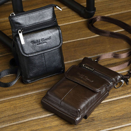 Cowhide Leather Waist Bag - Wnkrs