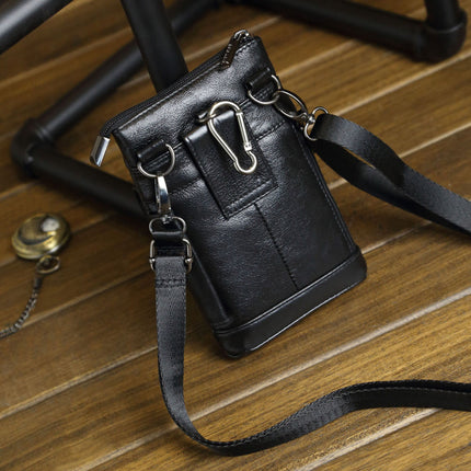 Cowhide Leather Waist Bag - Wnkrs