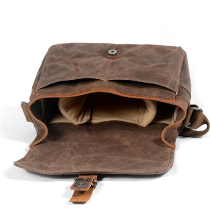 Men's Vintage Canvas Shoulder Bag - Wnkrs