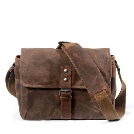 Men's Vintage Canvas Shoulder Bag - Wnkrs