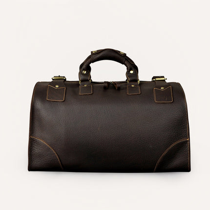 Vintage Genuine Leather Duffel Bag for Men - Wnkrs