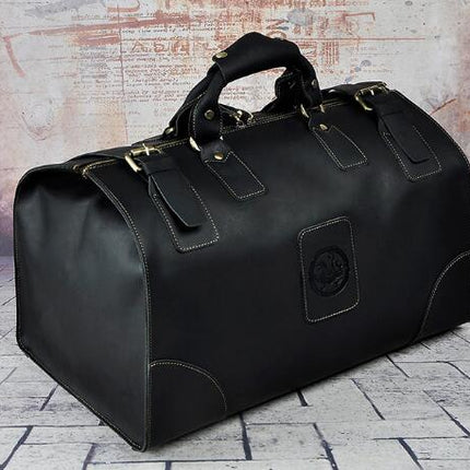 Vintage Genuine Leather Duffel Bag for Men - Wnkrs