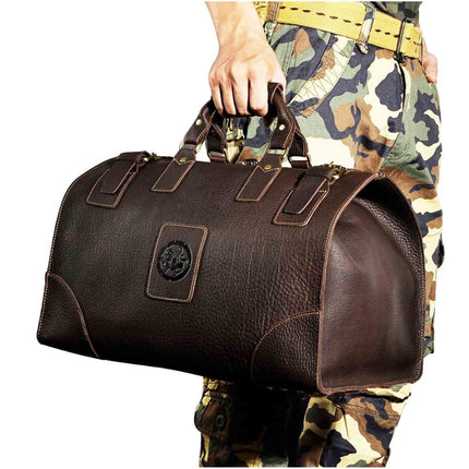 Vintage Genuine Leather Duffel Bag for Men - Wnkrs