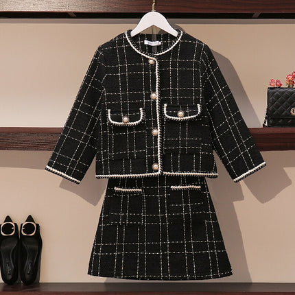Women's Woolen Skirt Suit - Wnkrs