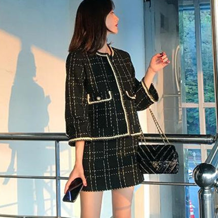 Women's Woolen Skirt Suit - Wnkrs