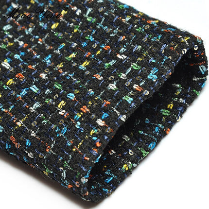 Fashion Tweed Long Skirt Suit - Wnkrs