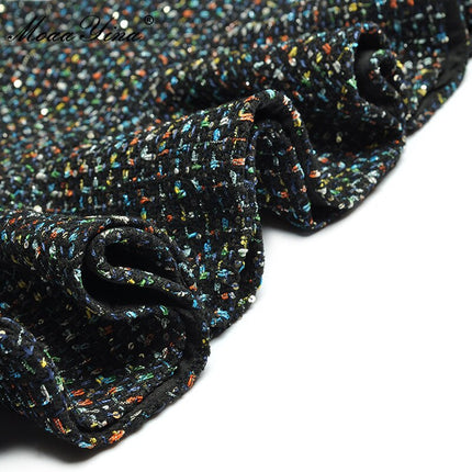 Fashion Tweed Long Skirt Suit - Wnkrs