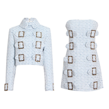 Women's Tweed Dress Suit - Wnkrs
