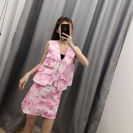 Women's Sleeveless Top and Mini Skirt 2 pcs Set - Wnkrs
