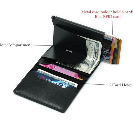 Unisex PU Leather Vintage RFID Wallet - Wnkrs