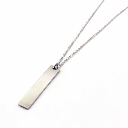 Black Rectangle Shaped Pendants for Men - Wnkrs