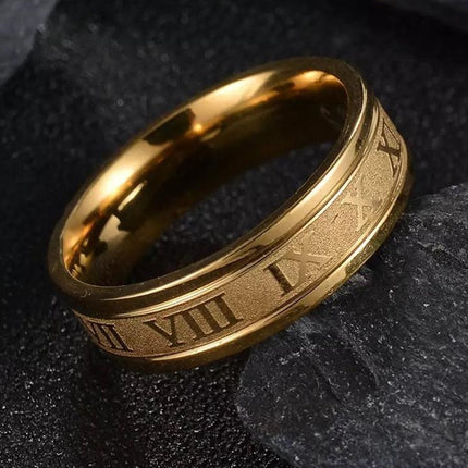 Vintage Roman Numerals Ring